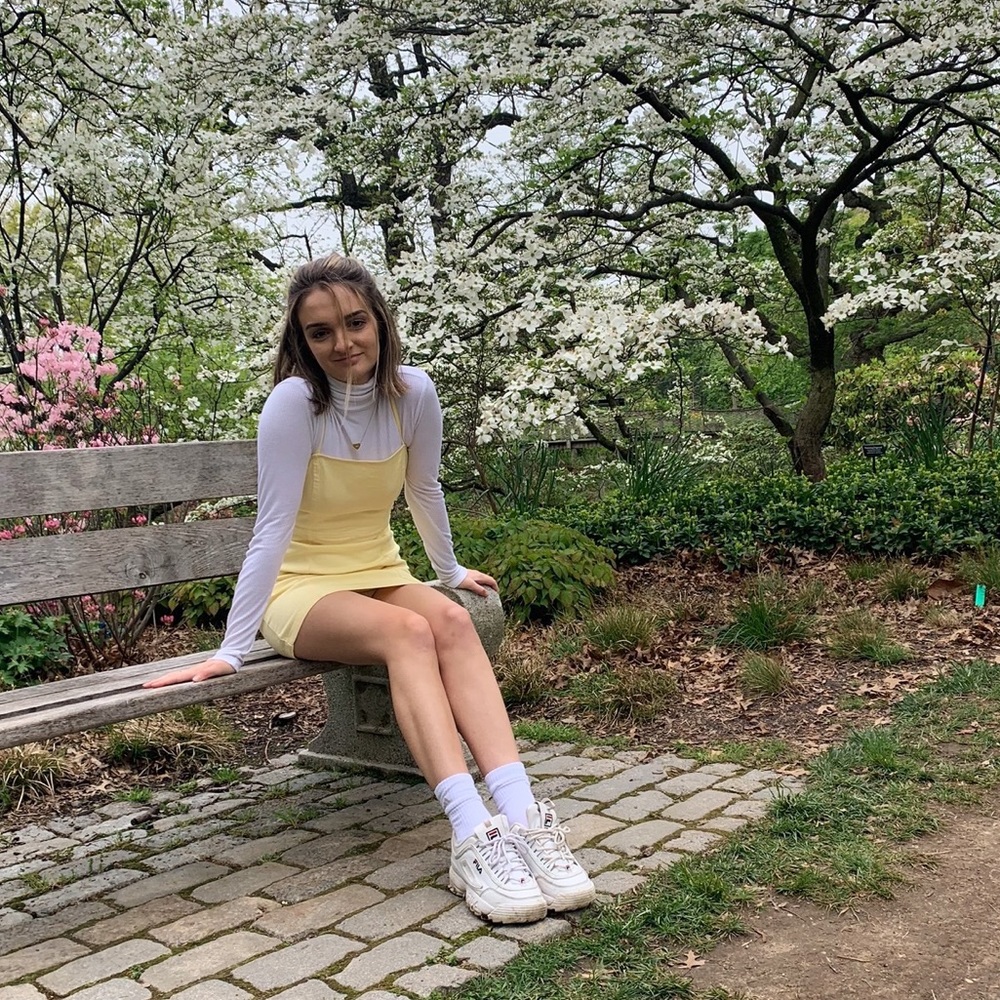 Yellow Mini Dress